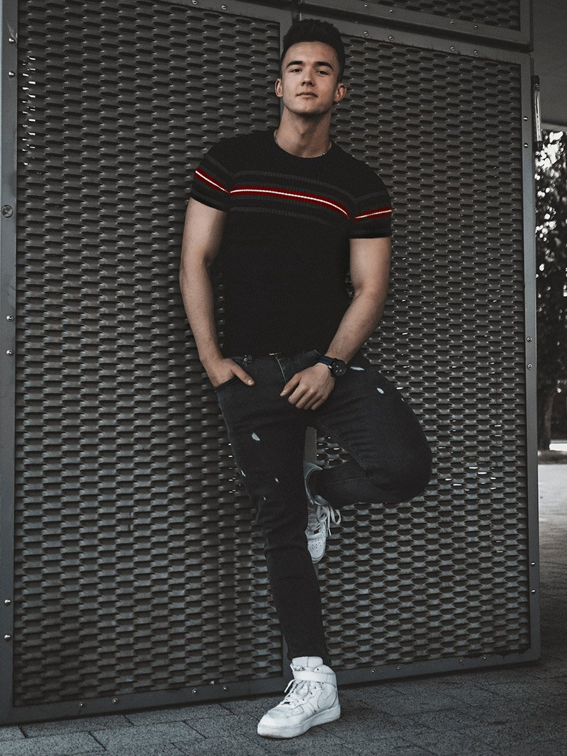 Штани чоловічі графіт OZONEE DP/589/R3