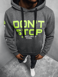 Bluza z kapturem męska grafitowa OZONEE JS/Y10052