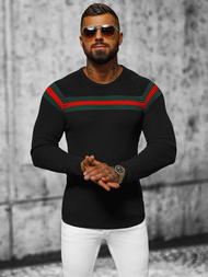 Sweter męski czarny OZONEE L/2457Z