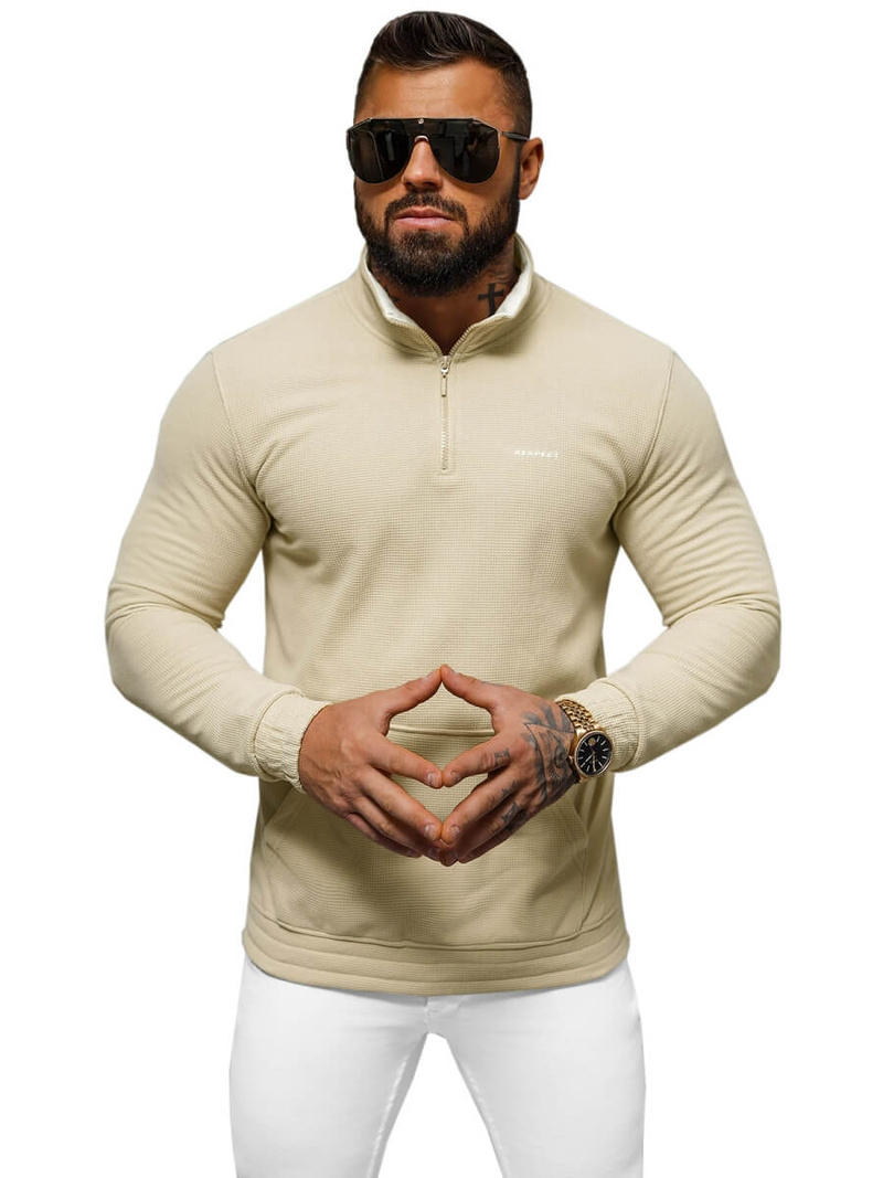 Толстовка чоловіча Бежева OZONEE O/TB2302