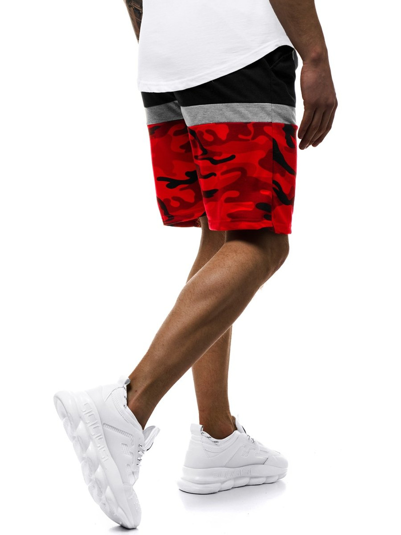 Spodenki męskie czerwone OZONEE JS/KK300157