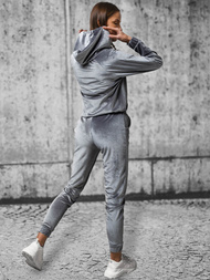 Komplet dresowy dwuczęściowy szary OZONEE O/13120