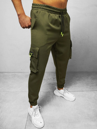 Spodnie męskie chino jogger khaki OZONEE O/CP150