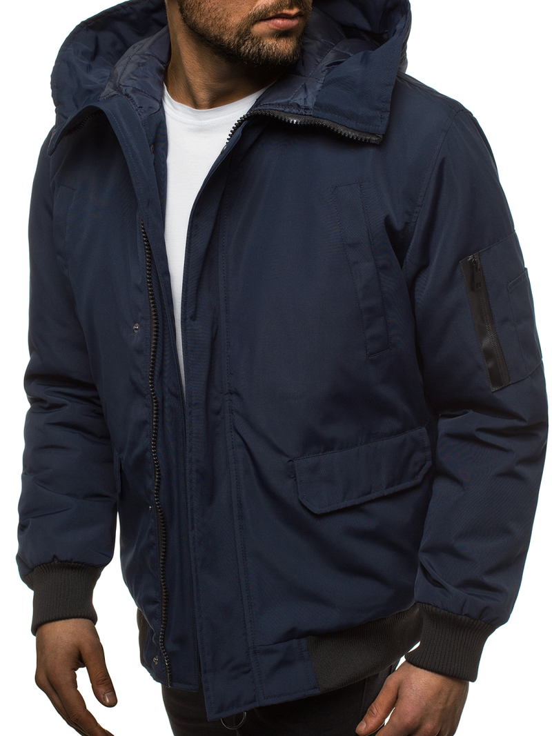 Куртка чоловіча Темно-Синя OZONEE JS/2019005