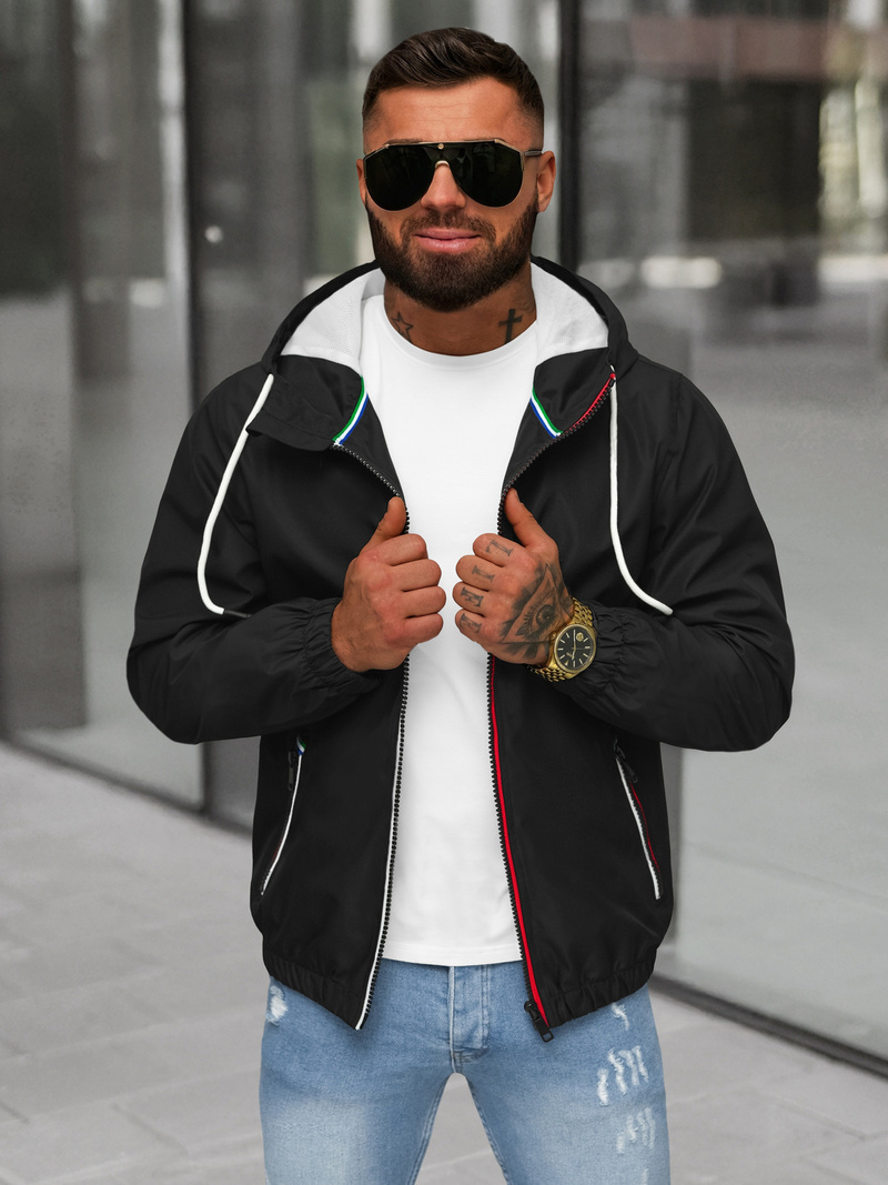 Куртка чоловіча чорна OZONEE JS/31M5069/392