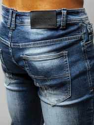 Spodnie jeansowe męskie niebieskie OZONEE NB/MP0010B