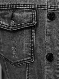 Куртка чоловіча джинсова Графітова OZONEE T/90022Z