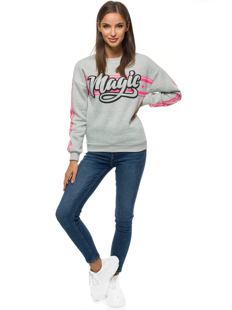 Bluza damska szara OZONEE JS/B26001