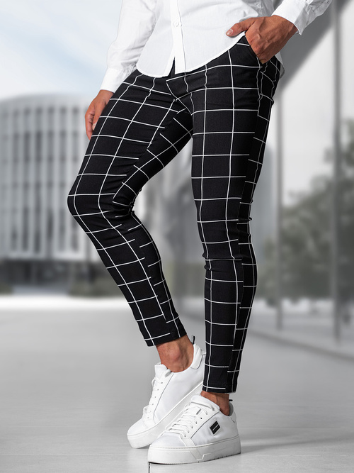 Чоловічі штани чинос чорнi OZONEE O/P4009Z