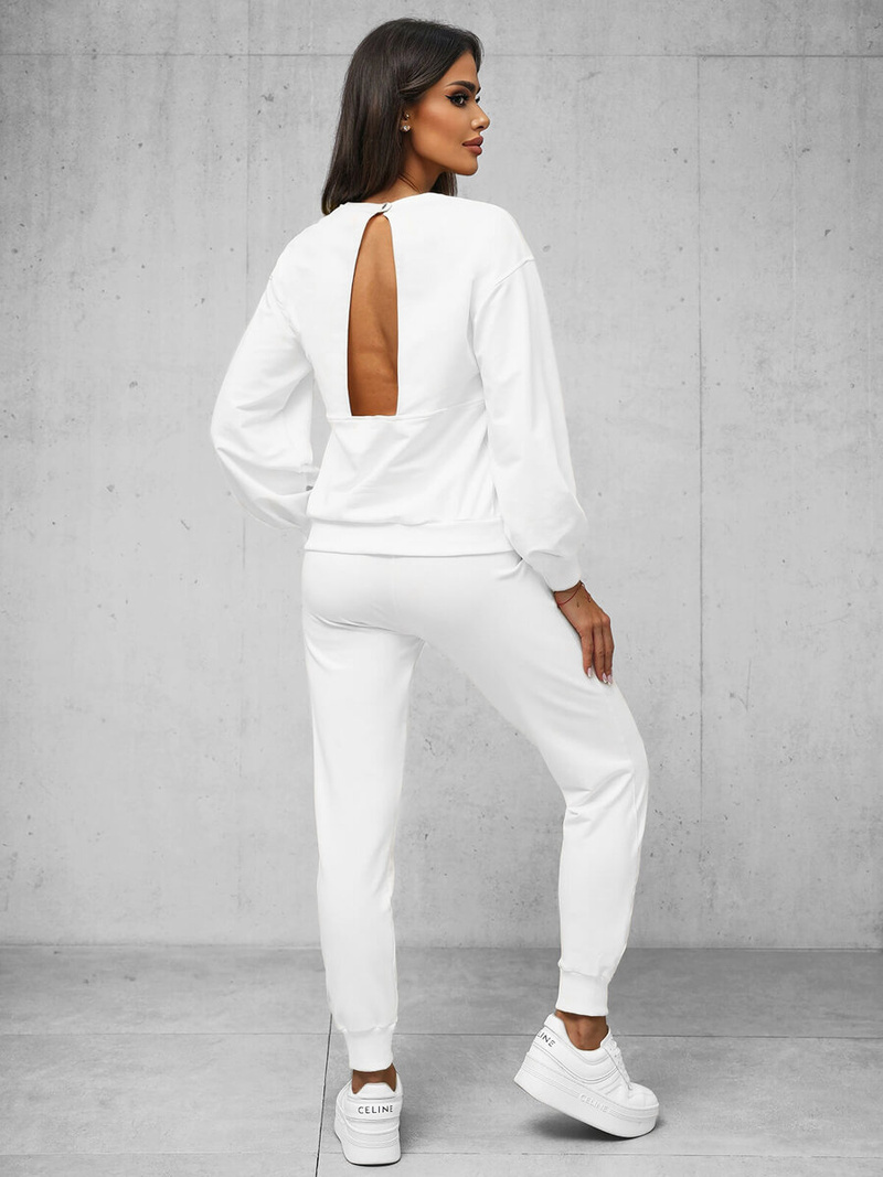 Жіночий спортивний костюм з двох частин Бiлий OZONEE O/12113Z