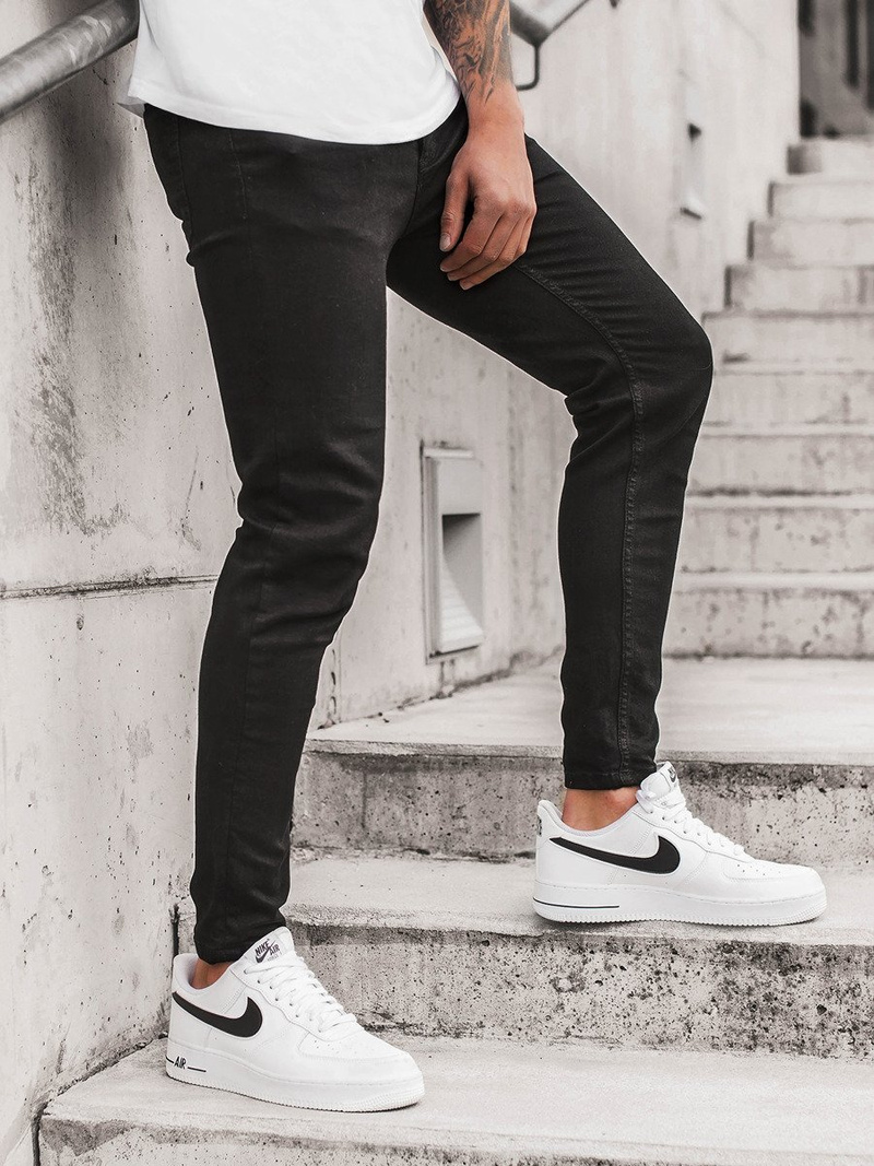 Spodnie jeansowe męskie czarne OZONEE G/1088