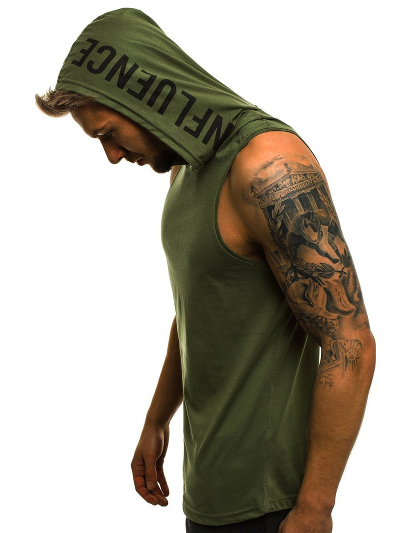 Майка чоловіча Зелена OZONEE O/2537