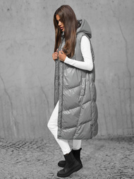 Стьобаний жіночий жилет ciра OZONEE JS/5M3183/105