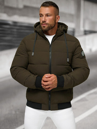 Kurtka zimowa męska brązowa OZONEE JS/31M5023/84