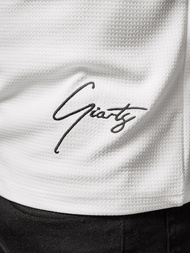 T-shirt męski biały OZONEE O/L1192