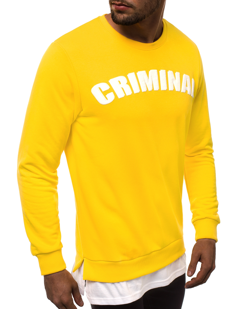 Толстовка чоловіча Жовта OZONEE O/11113