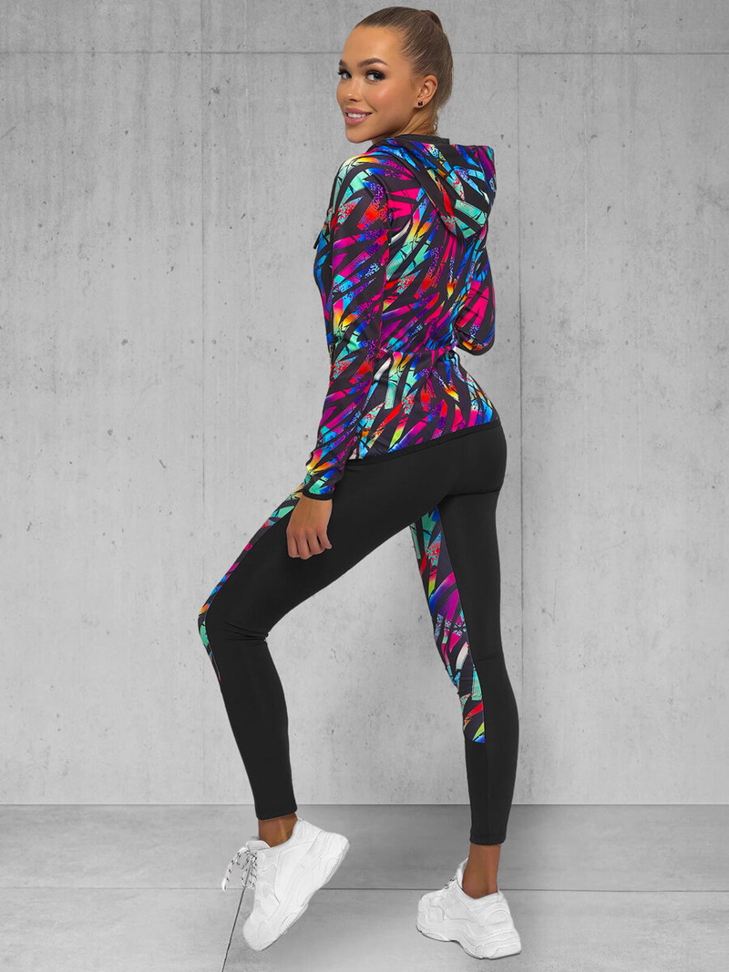 Жіночий спортивний костюм з двох частин Кольоровий OZONEE O/MS011Z