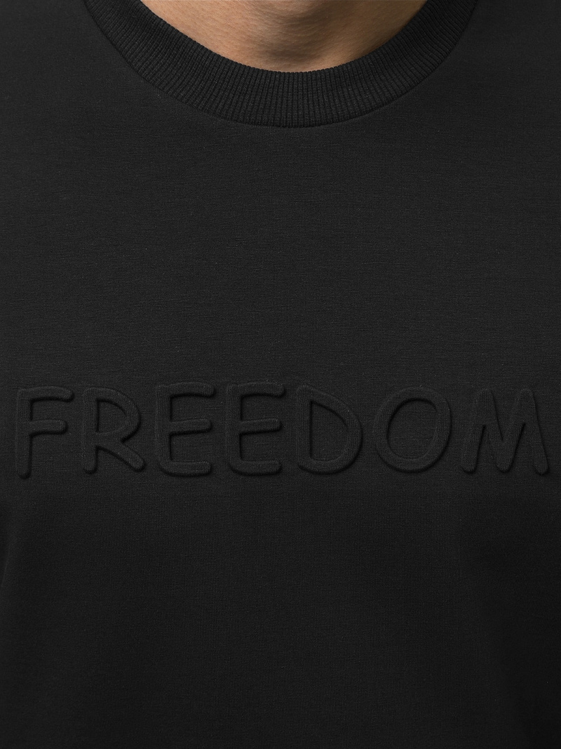 Bluza męska crewneck czarna OZONEE B/21402040Z