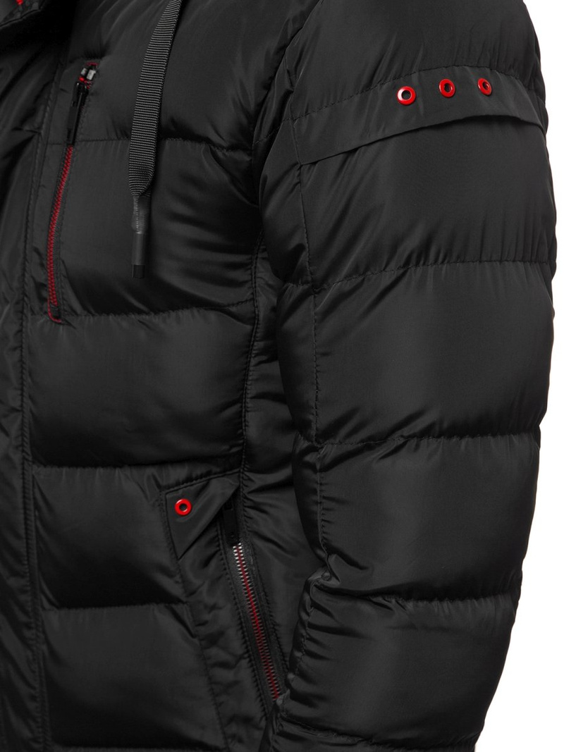 Kurtka zimowa męska czarna OZONEE JB/JP1180