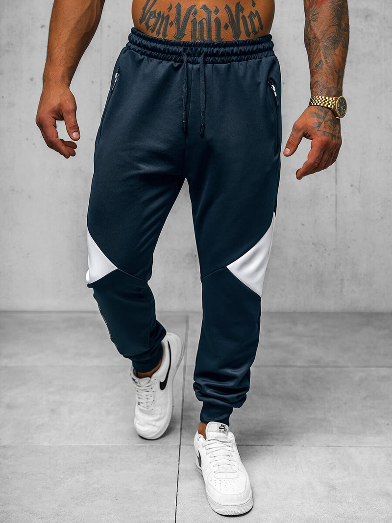 Штани спортивні чоловічі tемно-cинi OZONEE JS/8K170