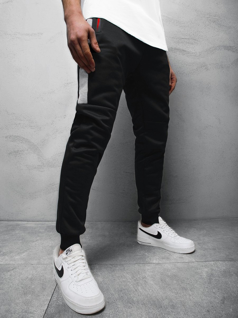 Штани спортивні чоловічі Чорно-Сiрi OZONEE JS/K50003