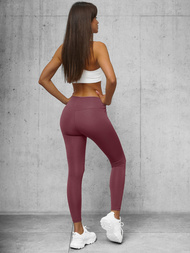 Legginsy damskie ciemno-różowe OZONEE O/K9-JZ