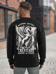 Bluza męska czarna OZONEE JS/65B3919/3