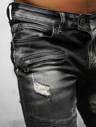 Чоловічі джинси Чорнi OZONEE NB/MP0030N