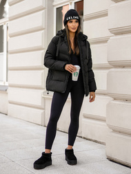 Куртка жіноча чорна OZONEE JS/5M3251/392Z