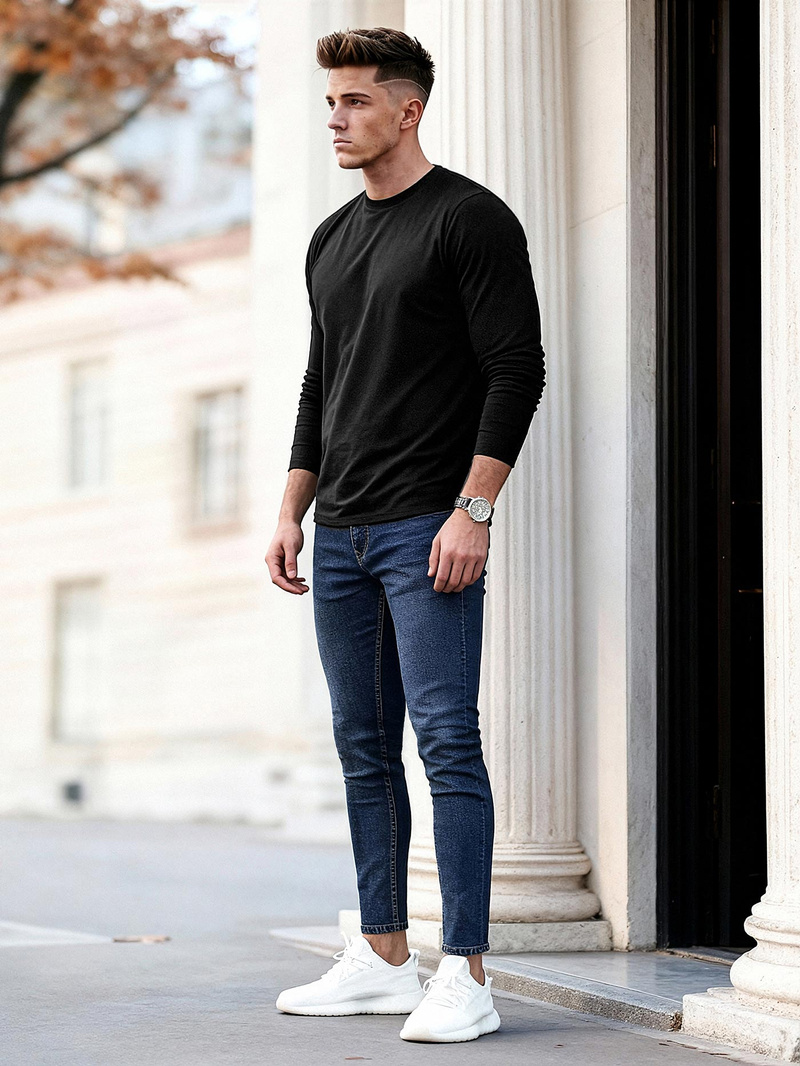 Чоловічі джинси tемно-синi OZONEE O/JK2951Z