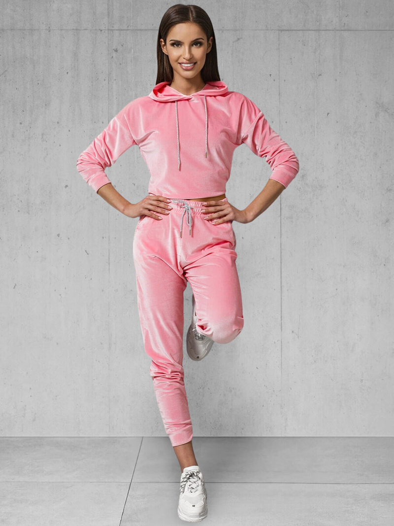 Komplet dresowy dwuczęściowy jasno-różowy OZONEE O/13121