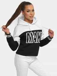 Bluza z kapturem damska biała OZONEE JS/B26024