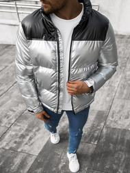 Куртка чоловіча срібло OZONEE JB/JP1188/2Z