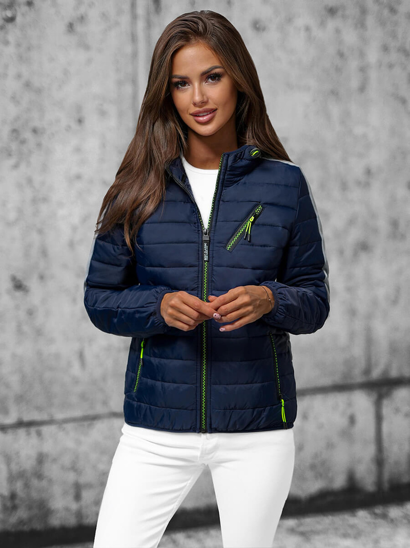 Kurtka damska granatowa OZONEE JS/8M912/215