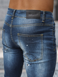 Spodnie jeansowe męskie ciemno-niebieskie OZONEE NB/MP0170BS