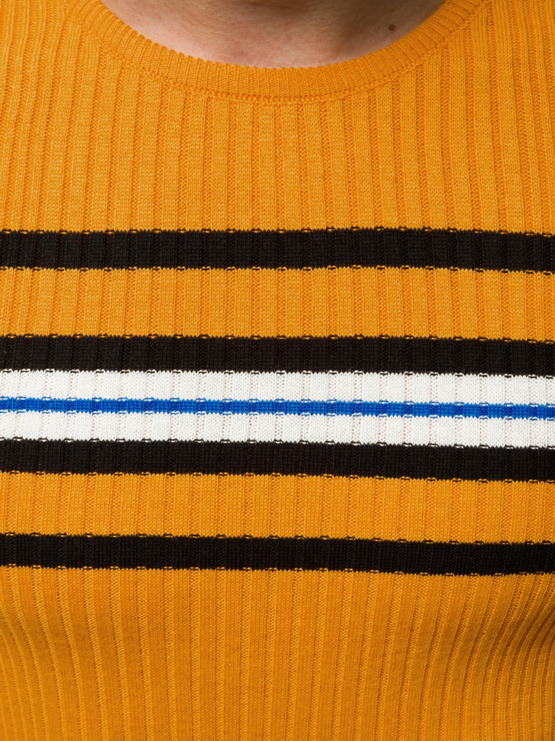 Bluzka z krótkim rękawem męska camelowa OZONEE L/2296Z