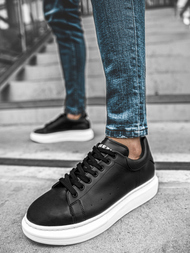 Sneakersy czarne OZONEE B/2051