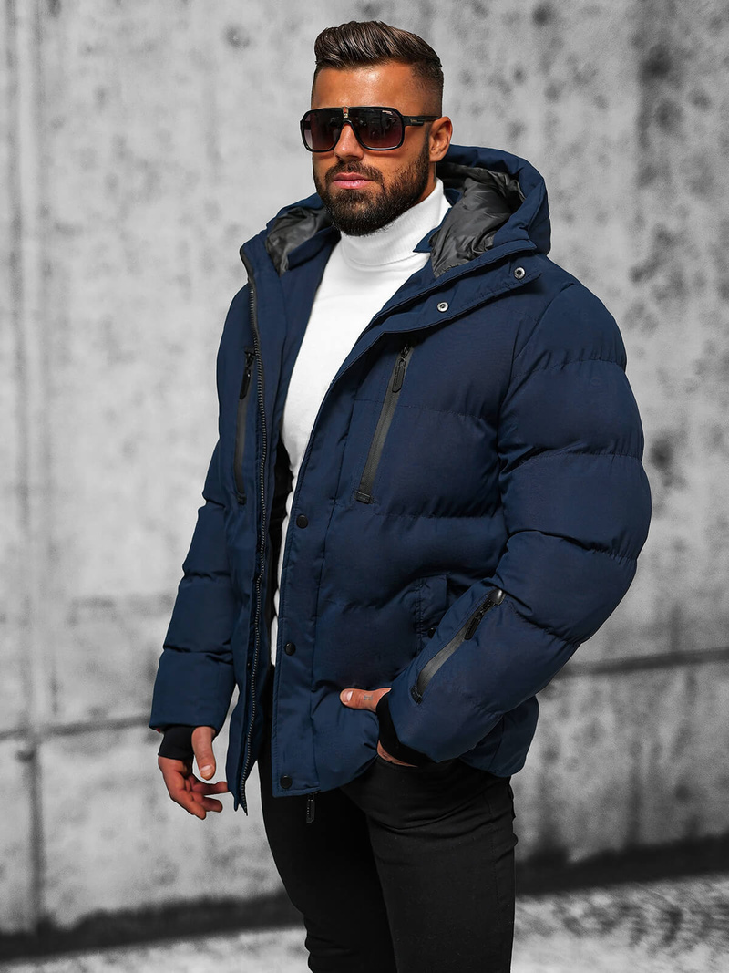 Куртка Чоловіча Tемно-Cиня OZONEE JS/5M771/215