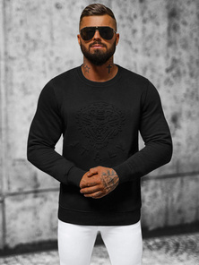 Толстовка чоловіча чорна OZONEE NB/MF2010