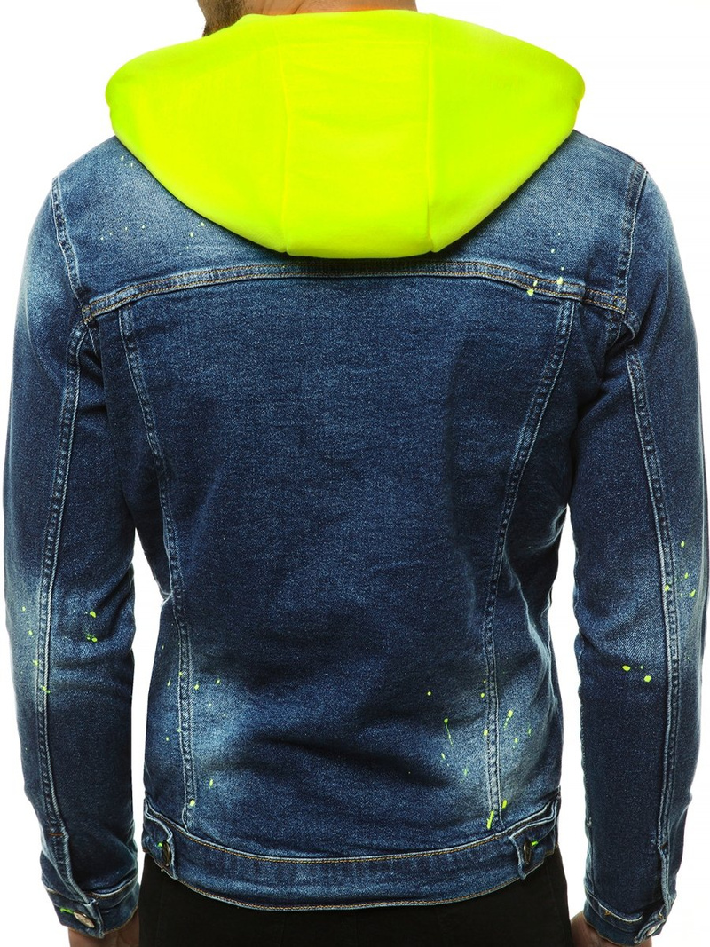 Kurtka męska jeans niebieska OZONEE B/25004