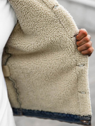 Куртка чоловіча джинсова Темно-Синя OZONEE BN/6608