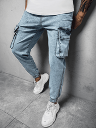 Штани чоловічі джоггери Синi OZONEE MACH/51222