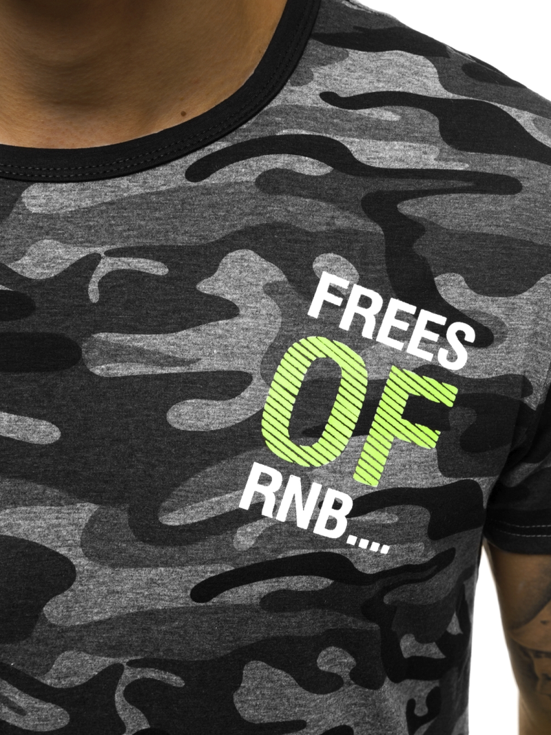 Футболка чоловіча Темно-сірий OZONEE JS/SS10978