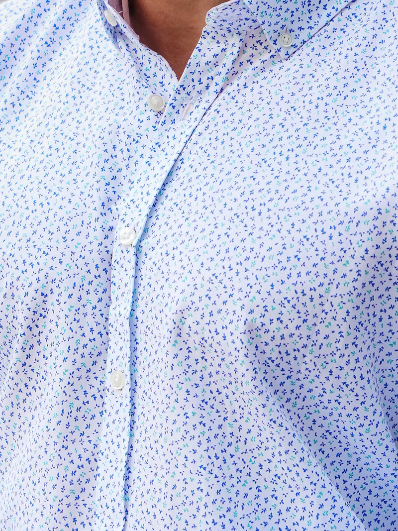 Koszula męska biała/2 OZONEE O/CLS349