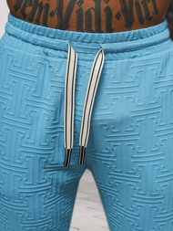 Komplet męski jasno-niebieski - koszula i spodnie  OZONEE O/3C105