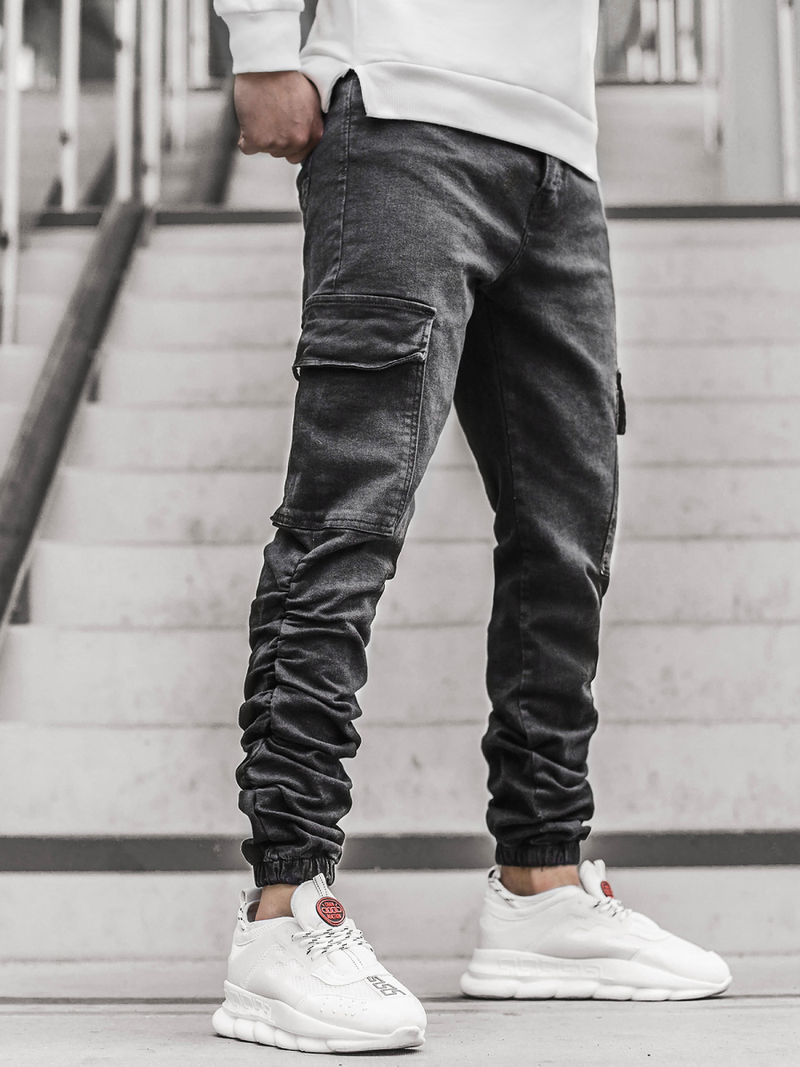 Штани чоловічі Чорнi OZONEE O/B4967