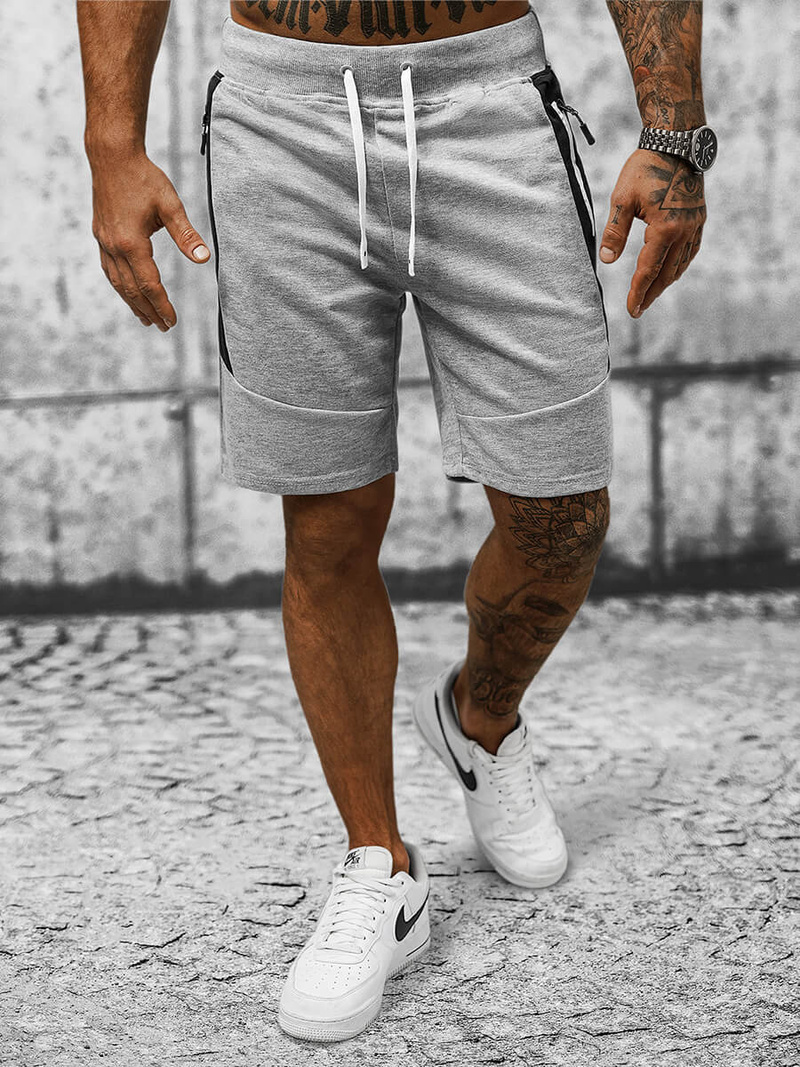 Шорти чоловічі Сiрий OZONEE JS/8K936