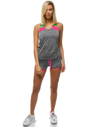 Комплект спортивного костюма з двох частин Темно-сірий OZONEE Z/D1019