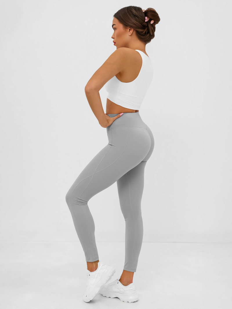 Legginsy damskie szare OZONEE JS/17K585/5