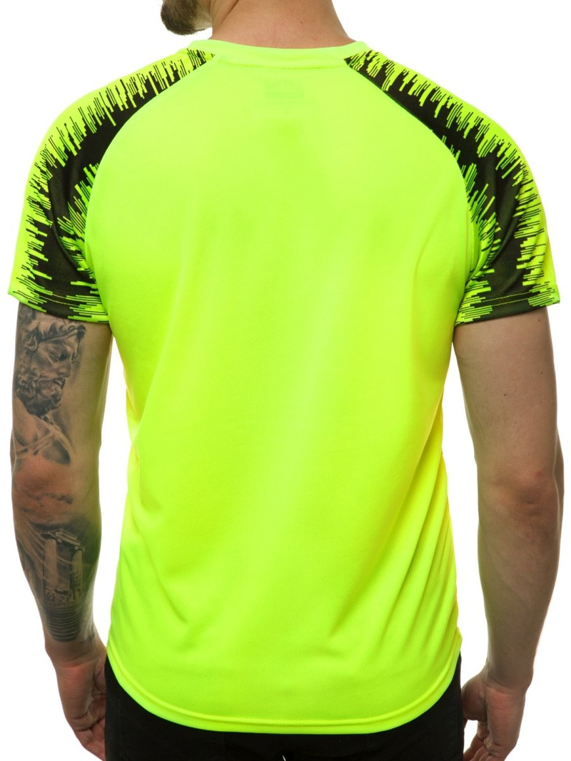 T-Shirt męski zielony OZONEE JS/KS2061Z